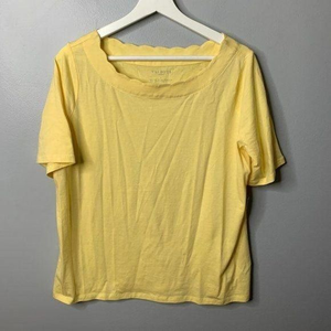 Talbots Yellow Short‎ Sleeve T Shirt X